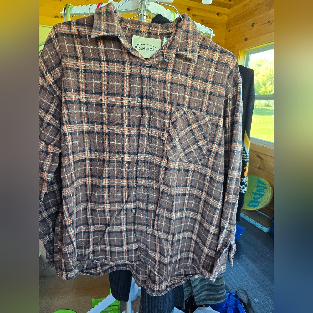 Expedition Outfitters Kilimanjaro 2XLT Cotton Flannel Work Shirt